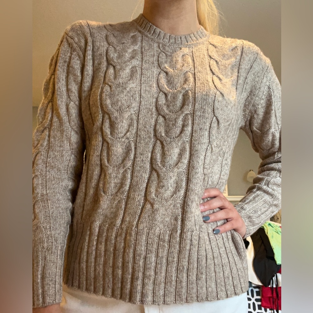 banana republic tan sweater! new with tags